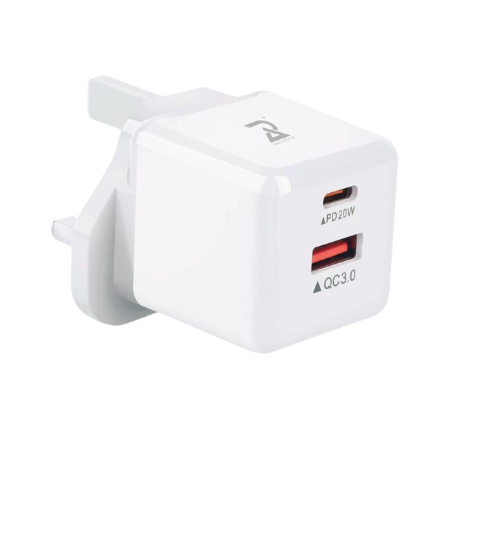 Radalifestyle QC 8 Fast Charger With Quick-Charge 20W & Type C Cable Included